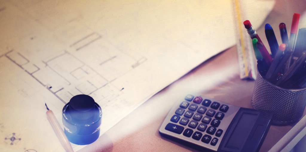 Professional tax preparation workspace
